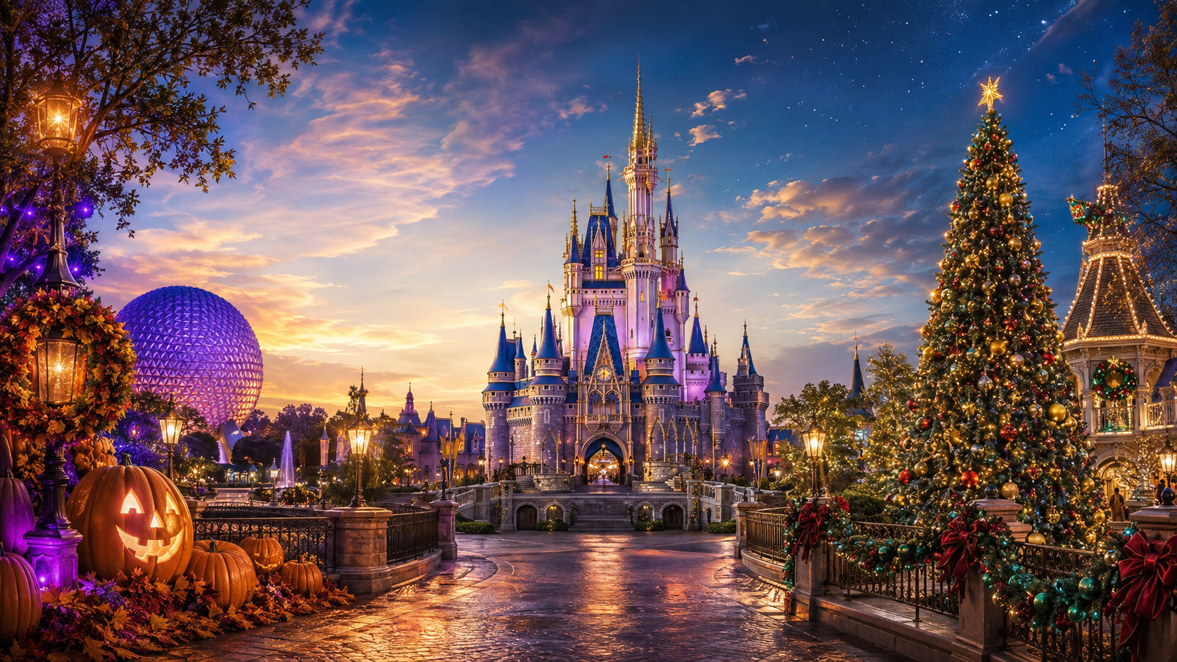 Eventos sazonais da Disney em 2026 — Halloween Party, Christmas Party e festivais do EPCOT no Magic Kingdom e Walt Disney World